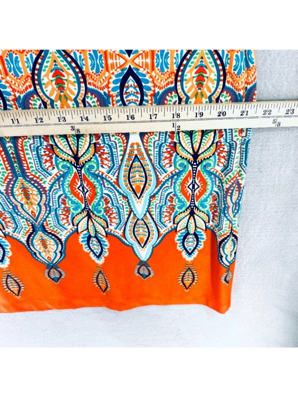 Eliza J Dress Womens 14 Multicolor Stretch Pullover Diamond Sheath Quiet Luxury - Picture 11 of 13